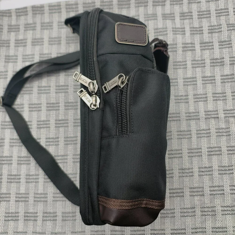 NWT Tumi Alpha Bravo Monterey Black Anti-Theft Sling | Tactical Crossbody Bag - Picture 4 of 10